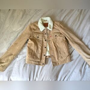 Levi's Beige Sherpa Jacket
